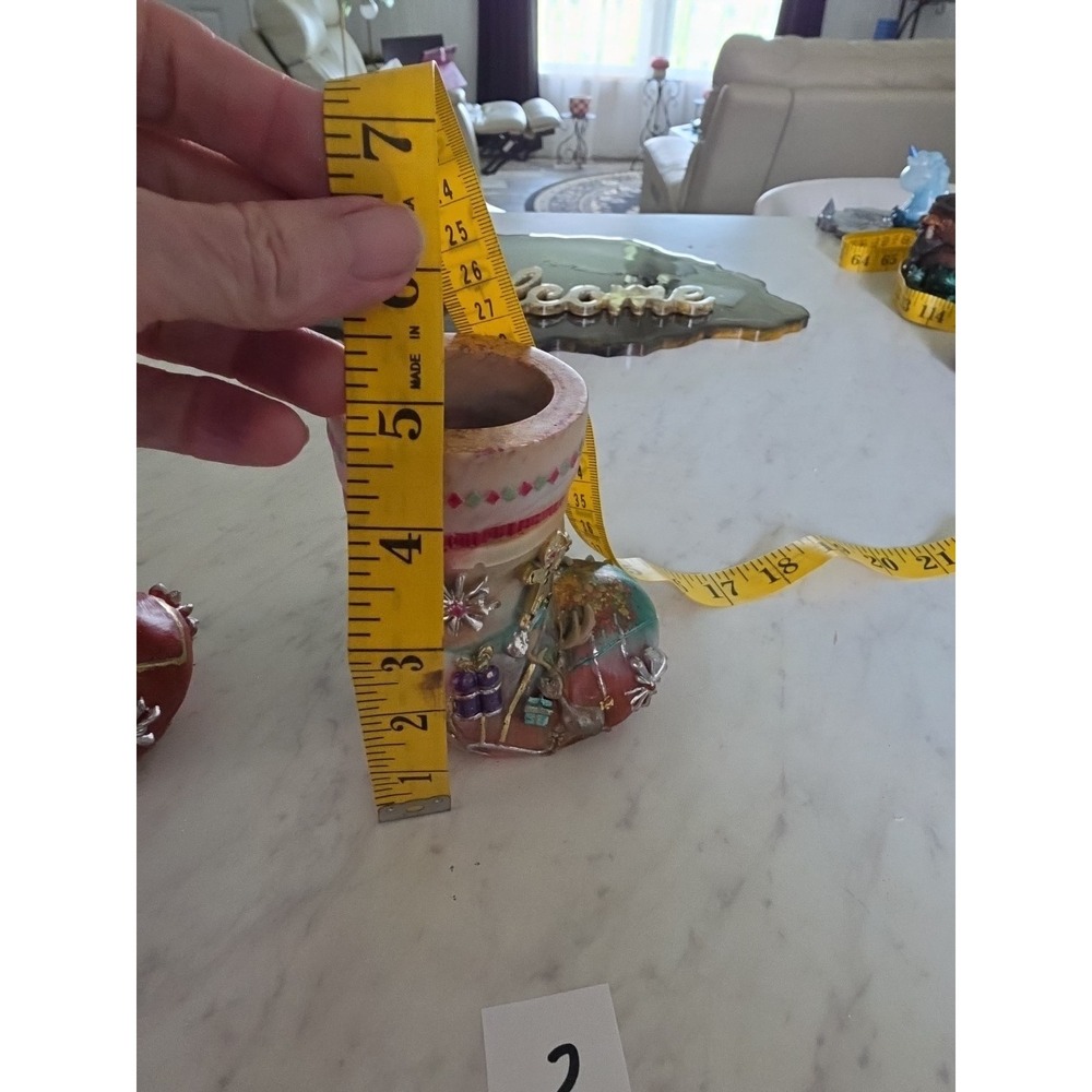 Handmade Resin Santa Boot - Picture 12 of 13